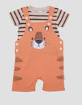 Pipiniko Tiger Print Overall Anak Laki-laki