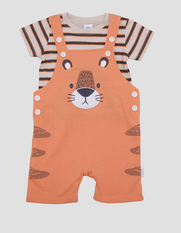 Pipiniko Tiger Print Overall Anak Laki-laki