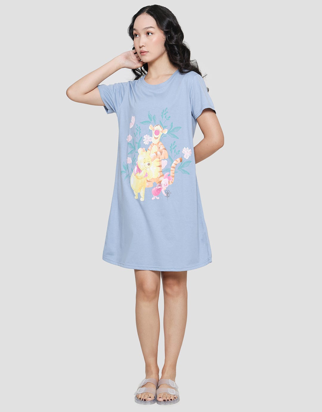 Disney Pooh Knit Midi Dress Women