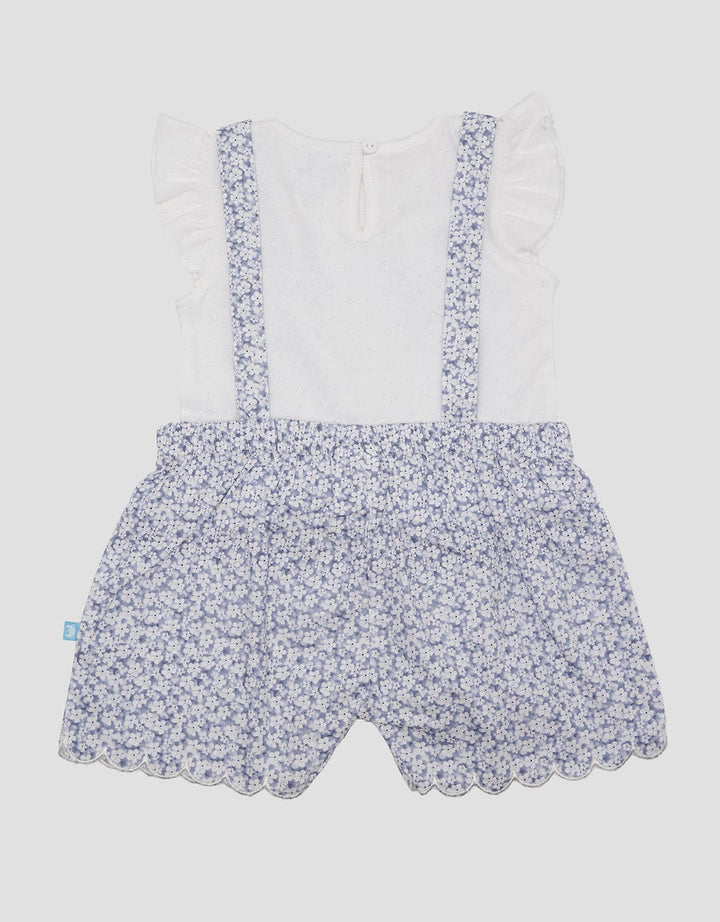 Pipiniko Flower One Set Overall Anak Perempuan