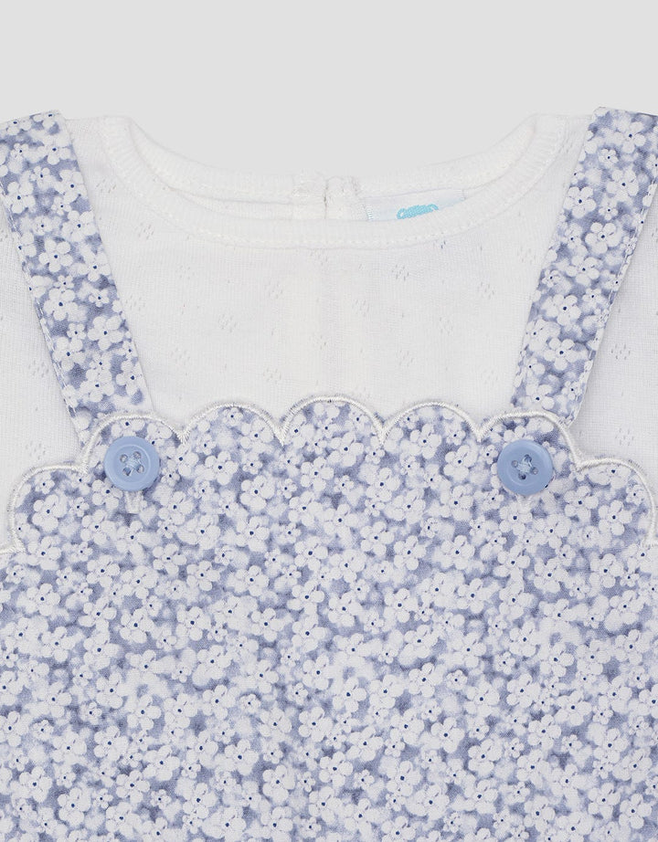 Pipiniko Flower One Set Overall Anak Perempuan