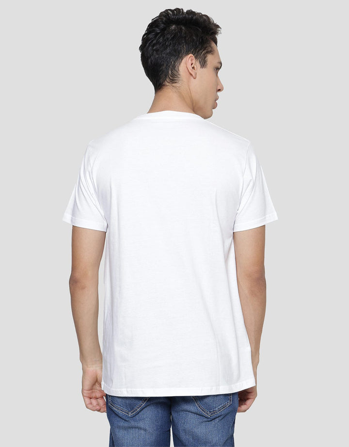 T Zone Big Size Print Theme City Madrid Men's Short Sleeve T-Shirt