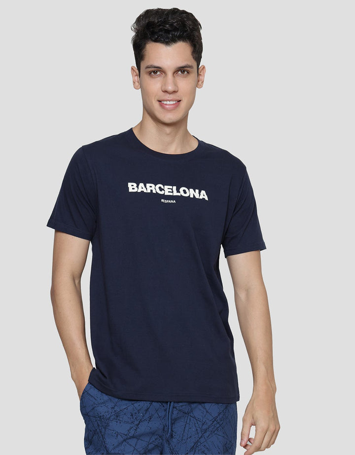 T Zone Barcelona City Theme Men's T-Shirt