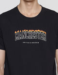 T Zone Big Size Print Theme City Manchester Kaos Lengan Pendek Pria