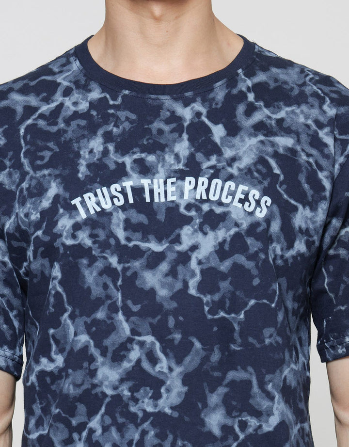 T Zone Trust The Process Kaos Casual Pria