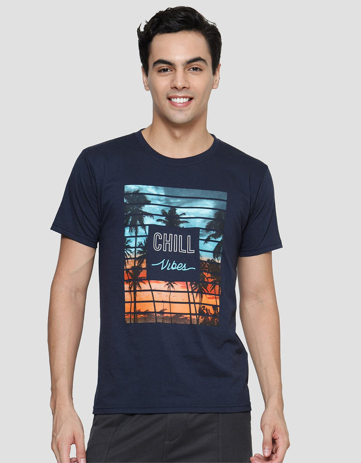 T Zone Theme Summer - Chill Vibes Kaos Lengan Pendek Pria