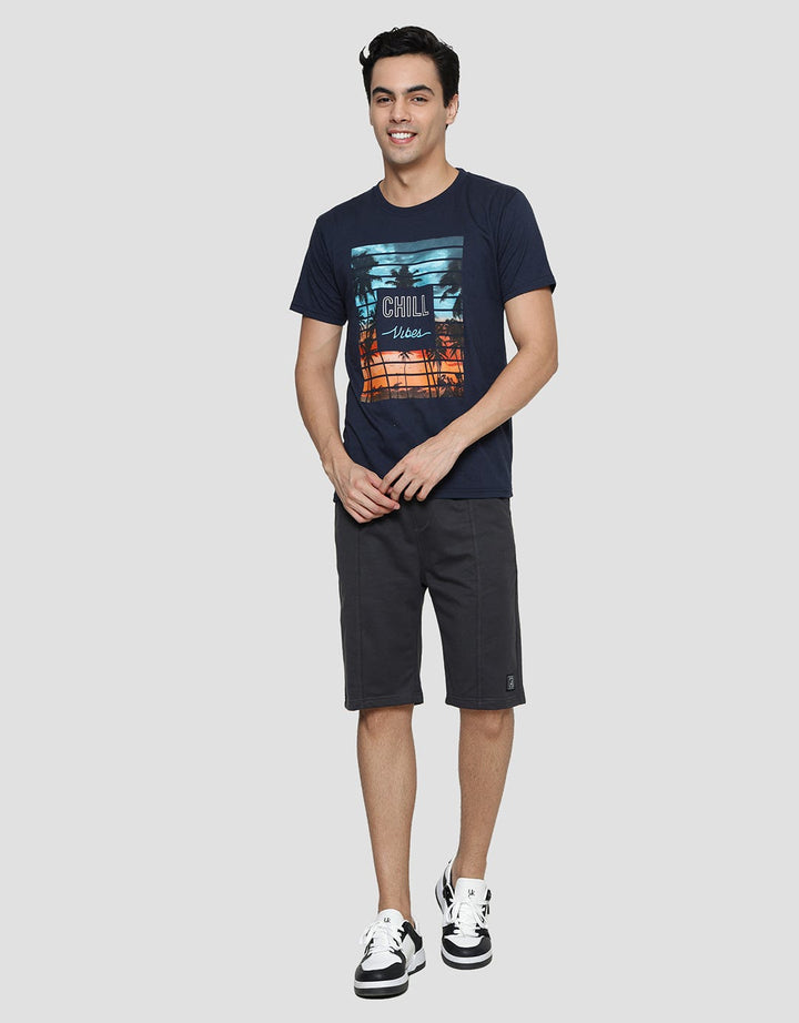 T Zone Theme Summer - Chill Vibes Kaos Lengan Pendek Pria
