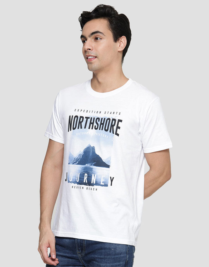 T Zone Theme Summer - Ride Dan Wave Kaos Lengan Pendek Pria