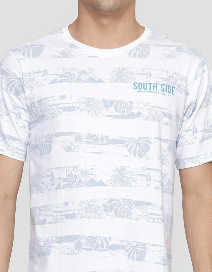T Zone Fullprint Theme Summer - South Side Kaos Lengan Pendek Pria