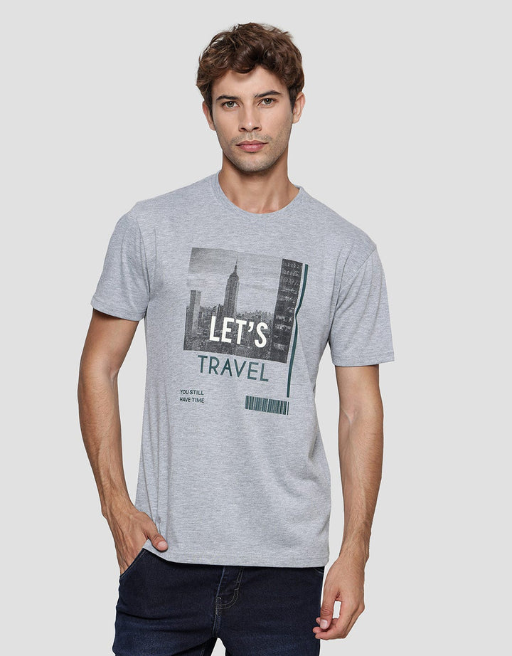 Anyeday Lets Travel Photo Print Men's T-Shirt