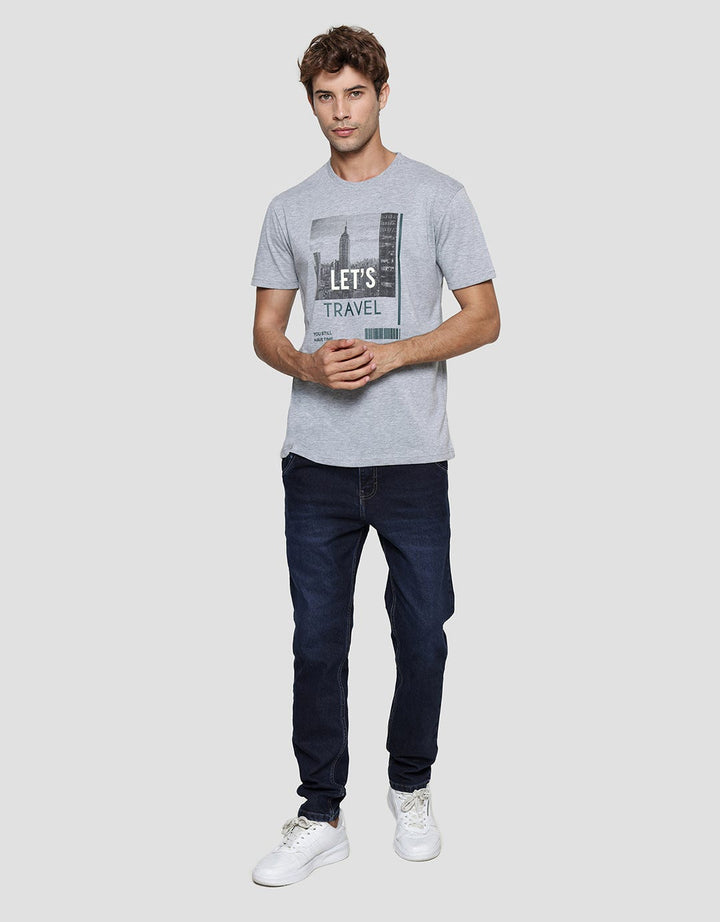 Anyeday Lets Travel Photo Print Men's T-Shirt