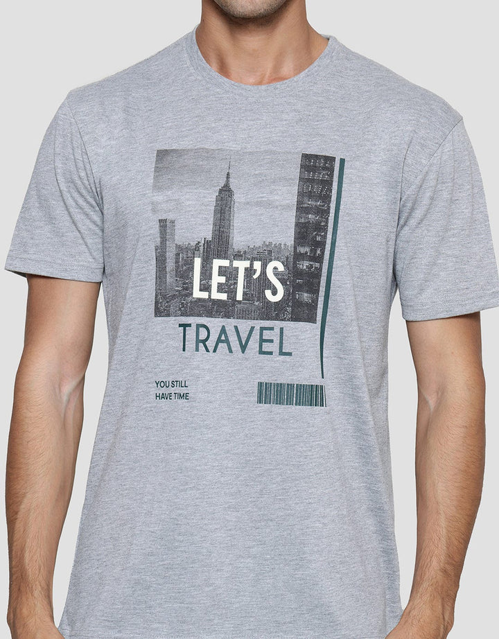 Anyeday Lets Travel Photo Print Men's T-Shirt