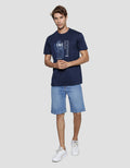 Anyday Graphic Print Kaos Lengan Pendek Pria