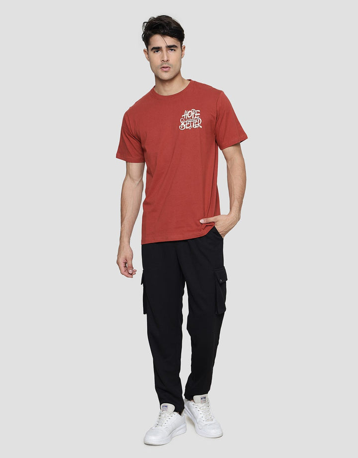 T Zone Hope Better Kaos Lengan Pendek Pria