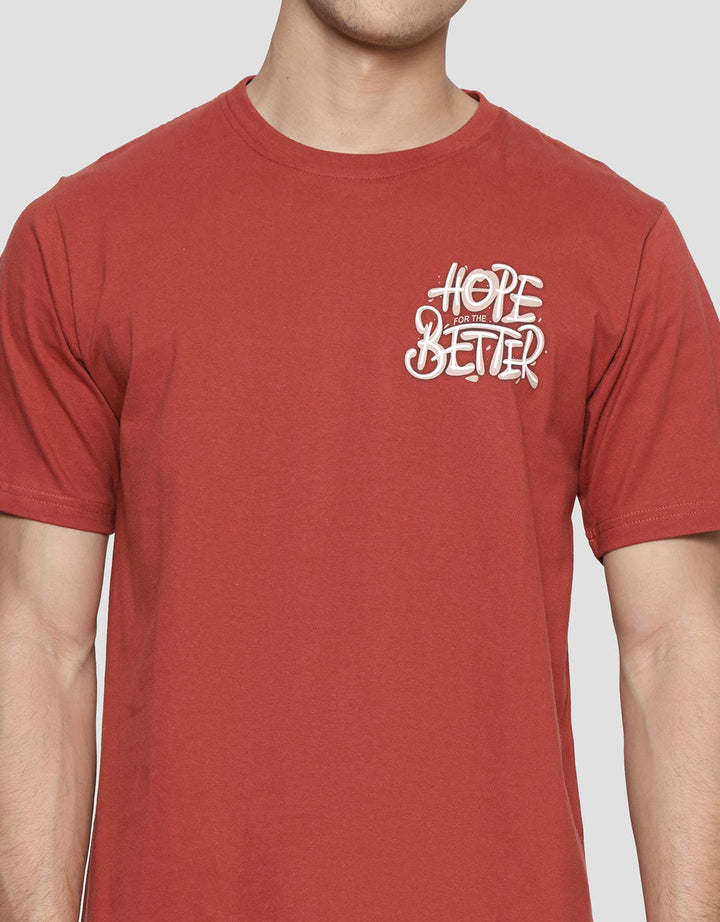 T Zone Hope Better Kaos Lengan Pendek Pria