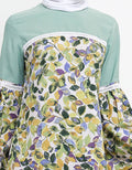 Adikusuma Regular Fit Daun Lukisan Gamis Wanita
