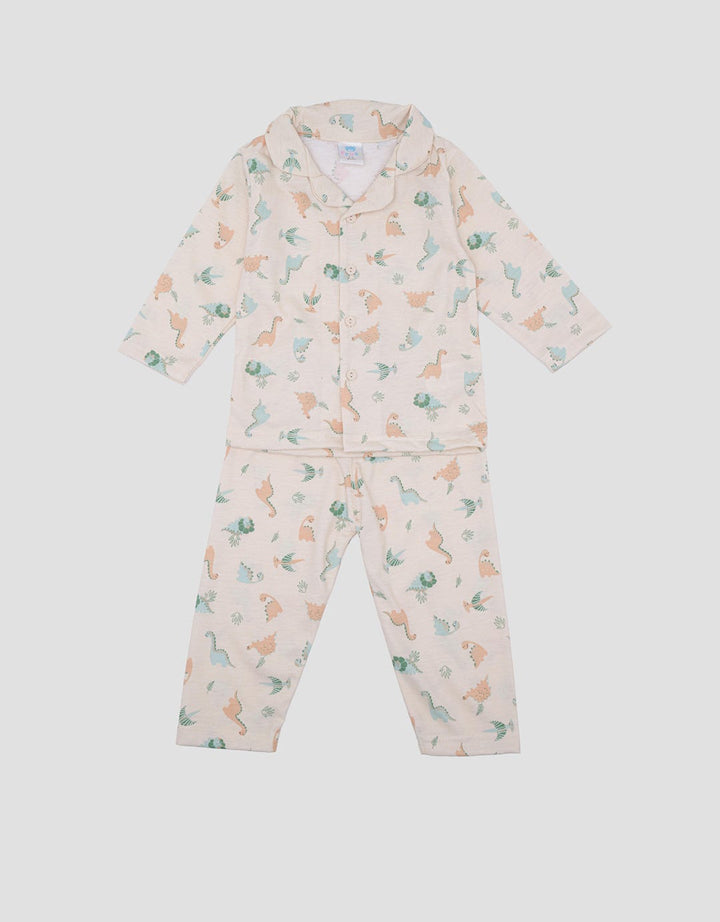 Pipiniko Dino Pakaian Tidur Set Anak Laki-laki
