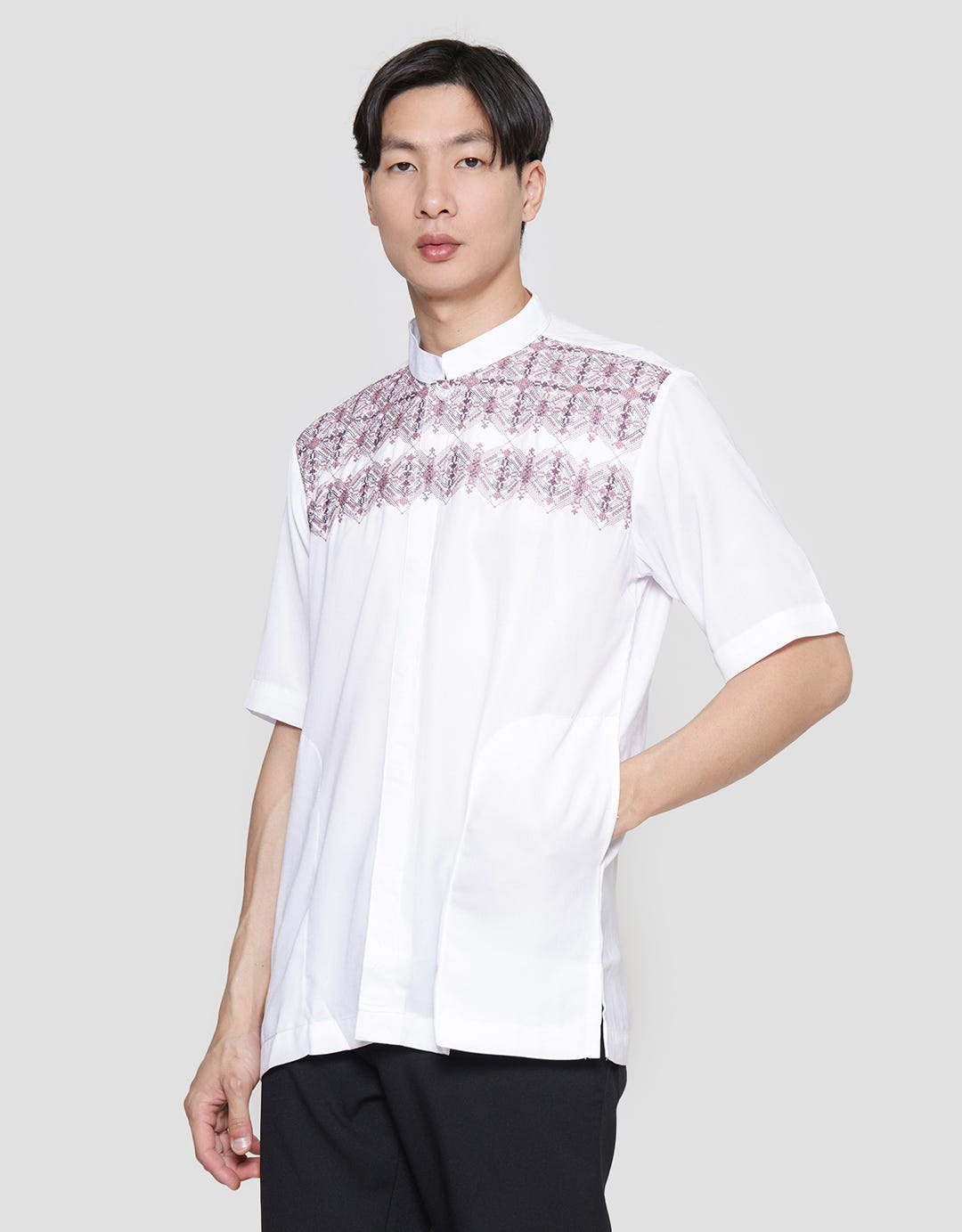 Arjuna Weda Regular Fit Geometric Koko Men
