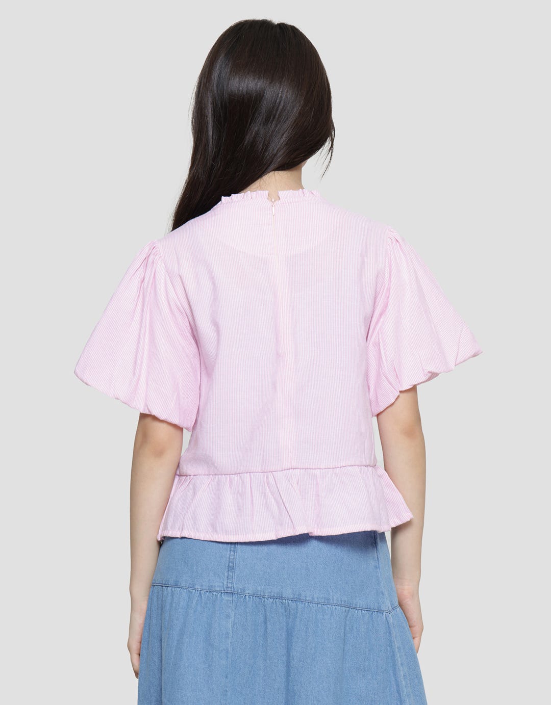 Aero Knit Aplikasi Unicorn Kemeja Lengan Pendek Anak Perempuan