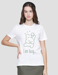 Nevada I Am Busy Print Kaos Wanita
