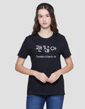 Nevada Gwaenchanha Print Kaos Wanita