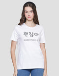 Nevada Gwaenchanha Print Kaos Wanita