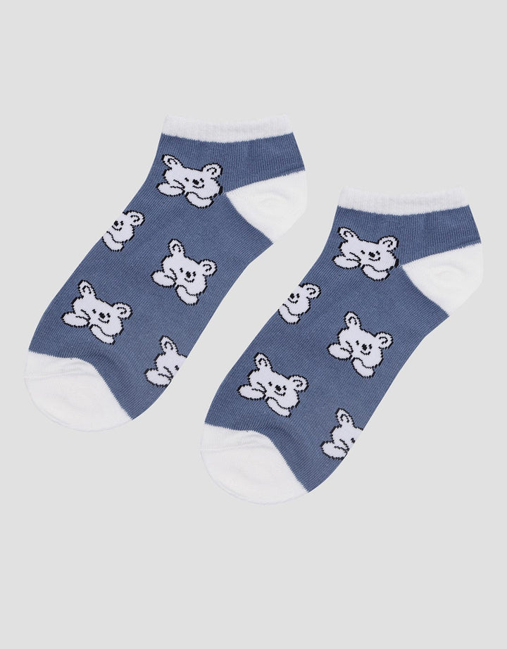 Nevada Bear Fullprint Kids Ankle Socks