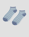Nevada Ankle Houndstooth Kaos Kaki Wanita