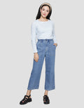 Nevada Denim Wide Leg Celana Panjang Wanita