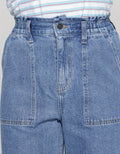 Nevada Denim Wide Leg Celana Panjang Wanita