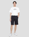 Cole Short Pants Double Knit Solid With Zipper Men's Shorts
