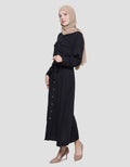 Annisa With Pocket And Belt Strap Maxi Dress Wanita