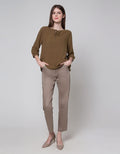 Connexion Pants Skinny Satin Ban