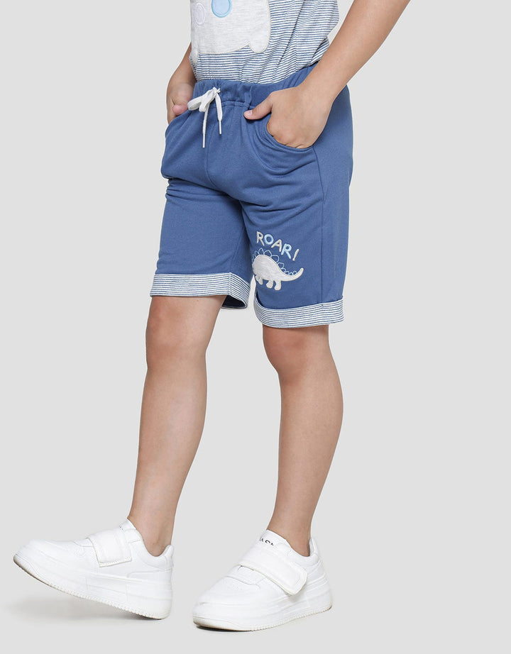 Little M Terry Dino Celana Pendek Anak Laki-laki