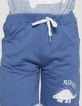 Little M Terry Dino Boys Shorts