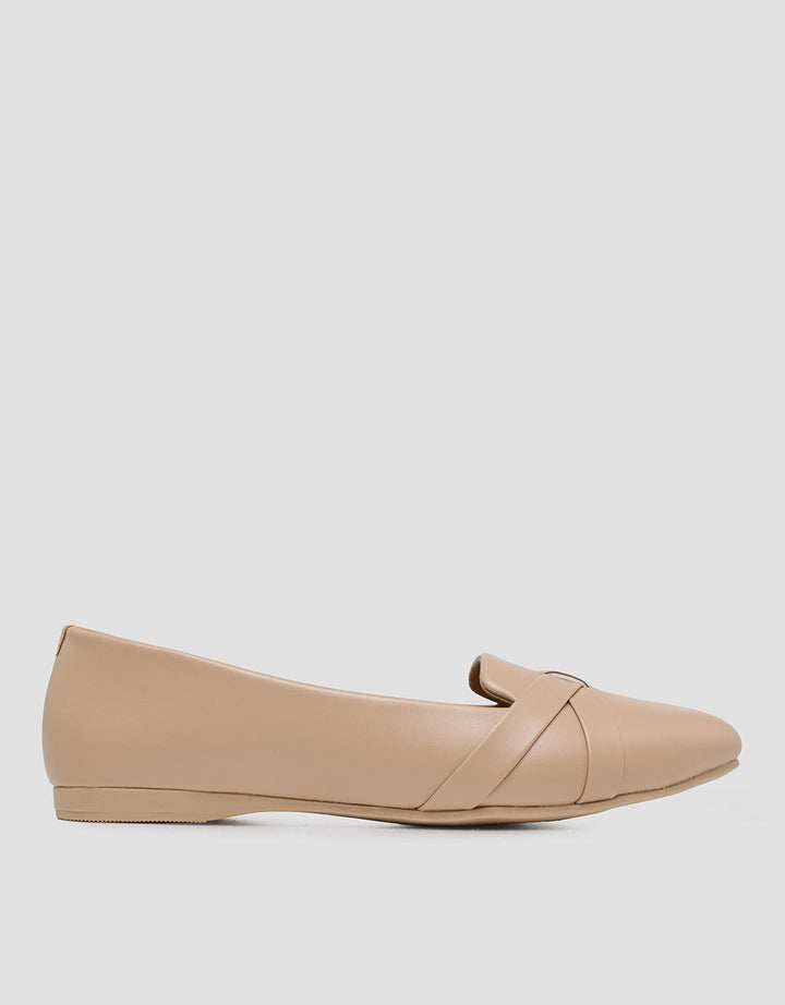 Connexion Ballerinas Pointe Sepatu Flat Wanita