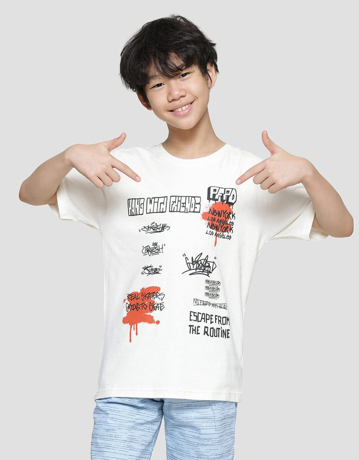 Aero Real Skate Kaos Anak Laki-laki