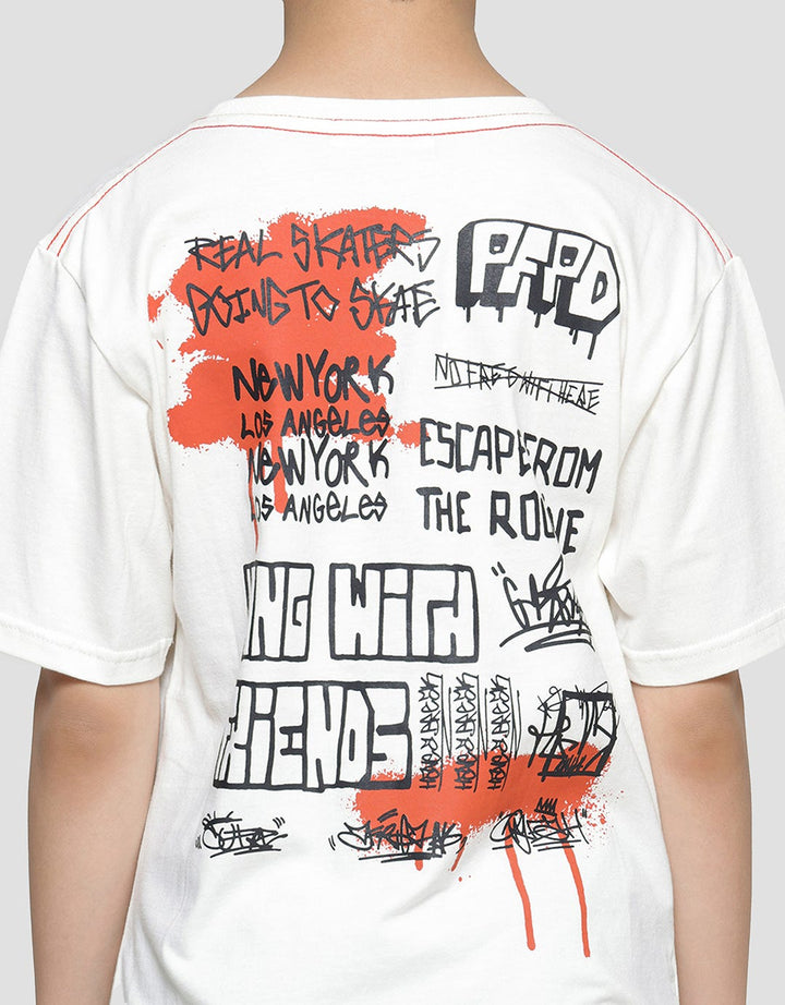 Aero Real Skate Kaos Anak Laki-laki