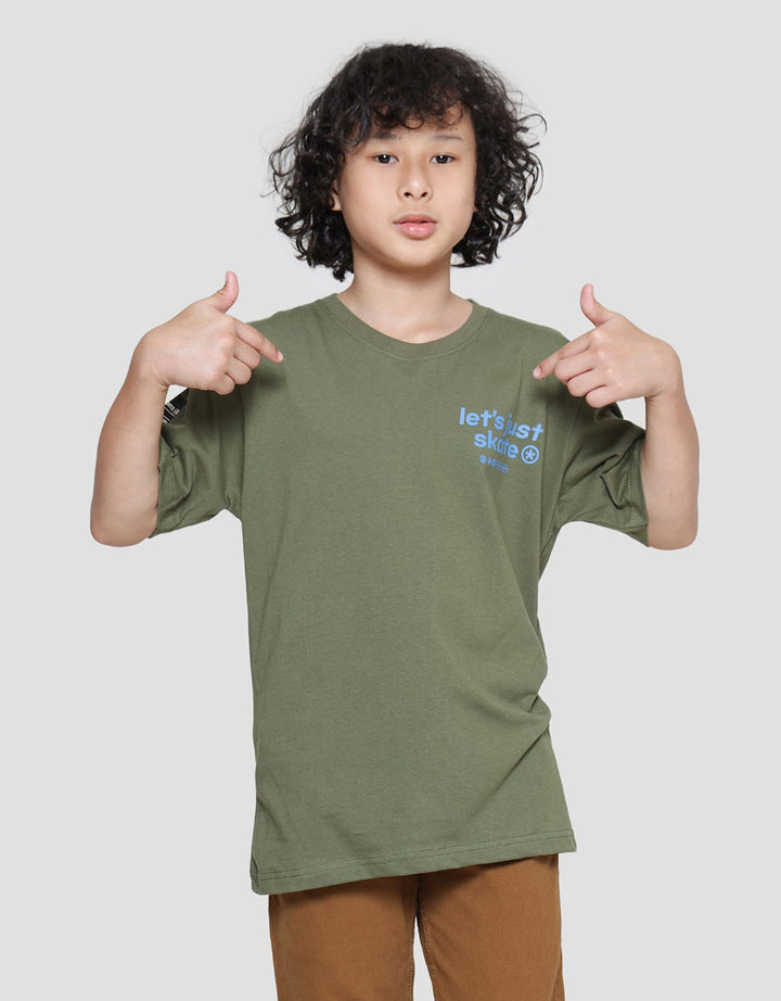 Aero Lets Just Skate Kaos Lengan Pendek Anak Laki-Laki
