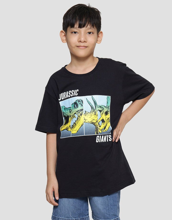 Aero Jurassic Giants Print Kaos Lengan Pendek Anak Laki-Laki