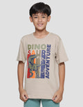 Aero Dino Adventure Print Kaos Anak Laki-laki