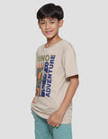 Aero Dino Adventure Print Kaos Anak Laki-laki