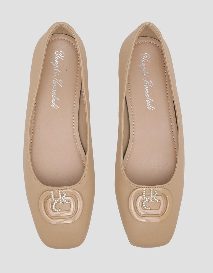 Yongki Komaladi Buckle Detail Women's Flat Shoes