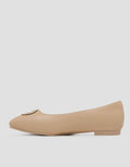Yongki Komaladi Buckle Detail Women's Flat Shoes