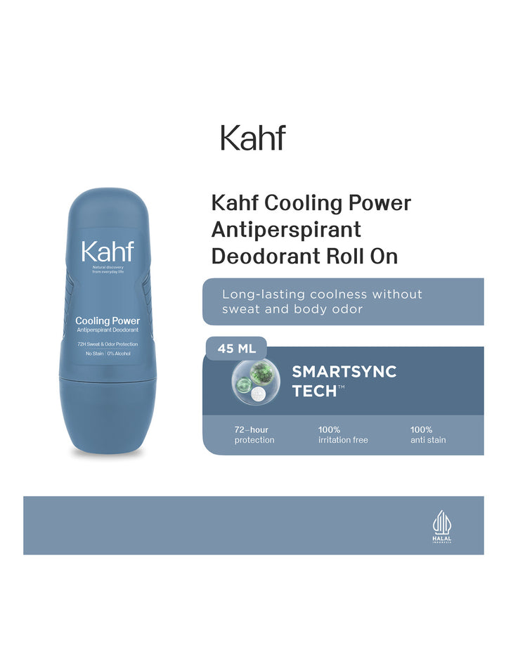Kahf Cooling Power Antiperspirant Deodorant Roll On 45 Ml