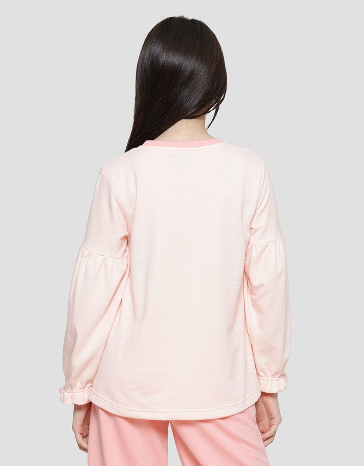 Nevada Cat Application Sweater Anak Perempuan
