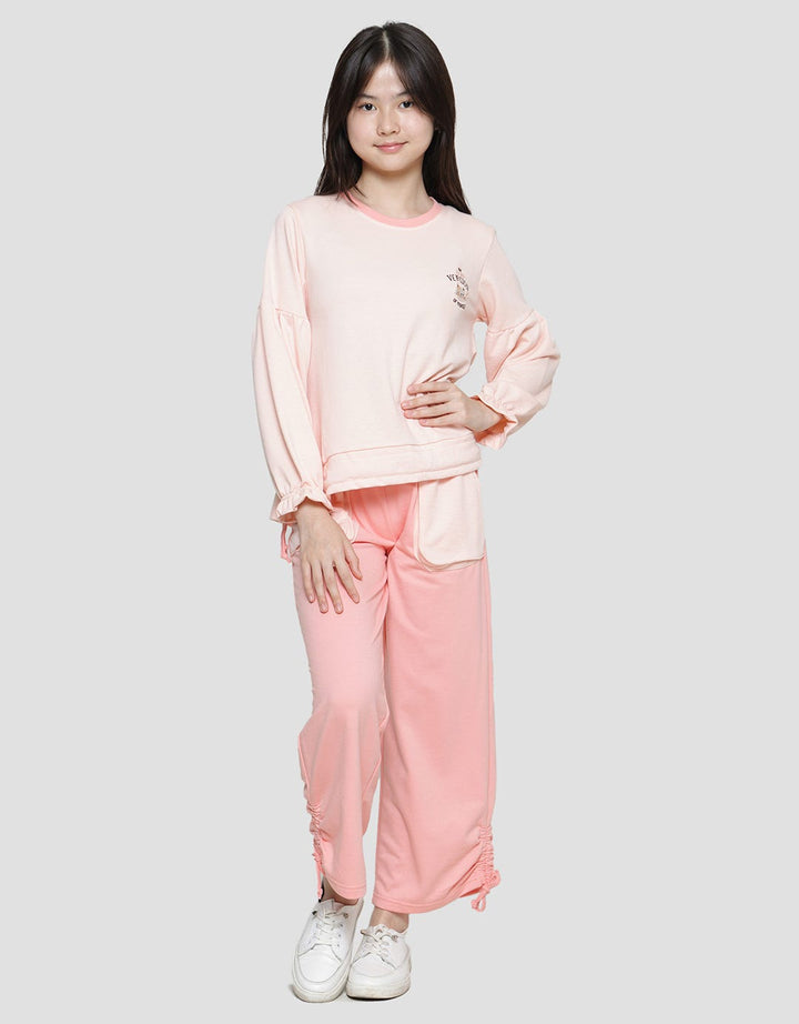 Nevada Cat Application Sweater Anak Perempuan