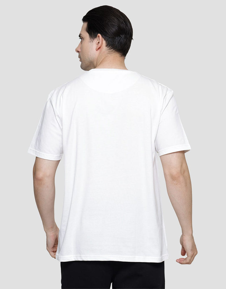 Cole Beach Monochrome Kaos Lengan Pendek Pria