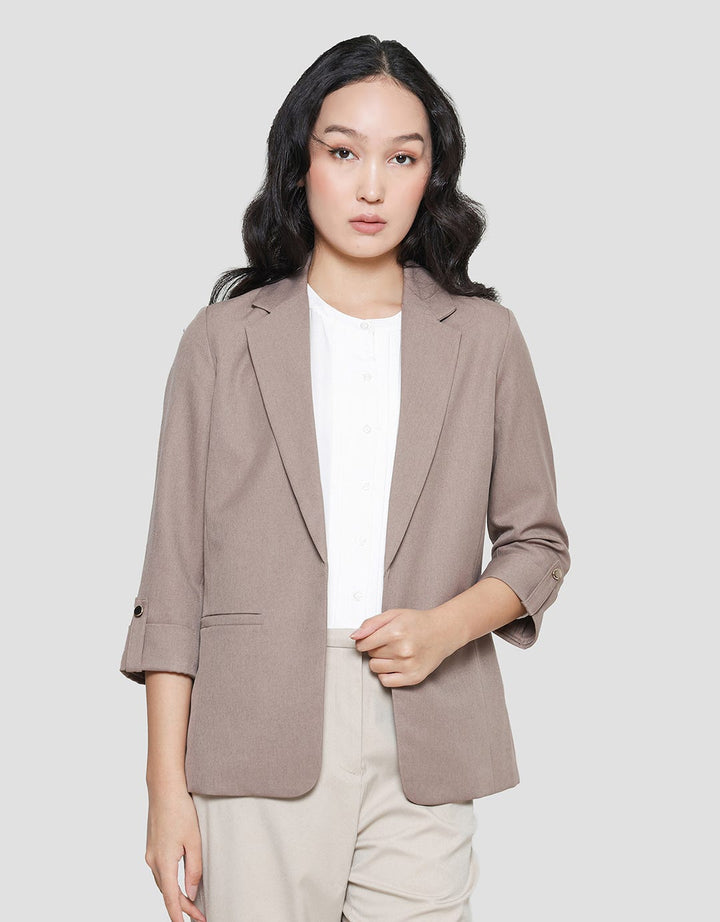 Connexion Esmic Rolled Up Blazer Wanita