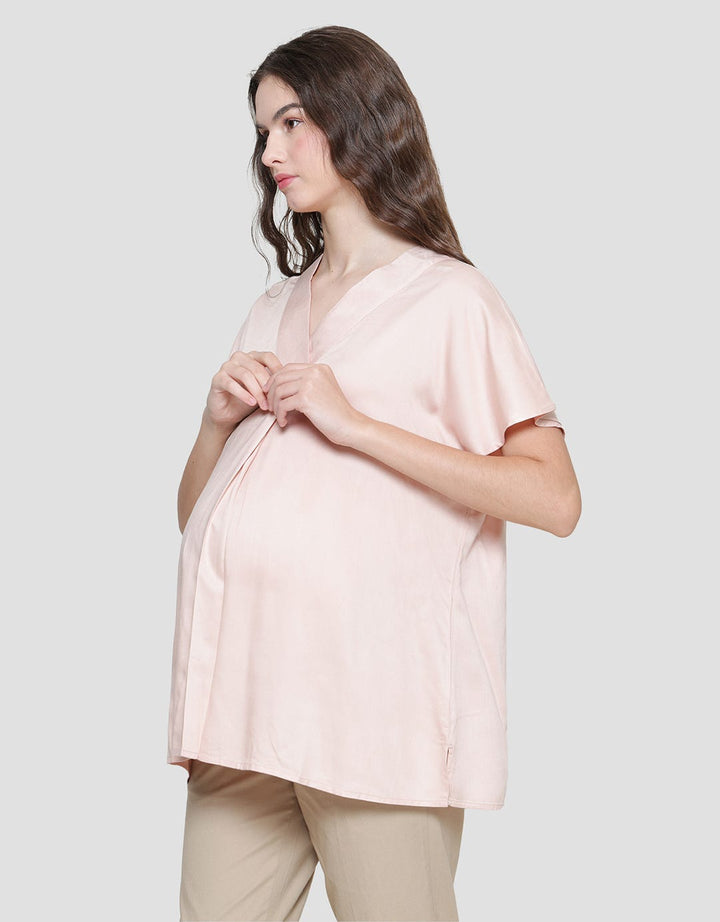 Connexion Mom V Neck Blouse for Women